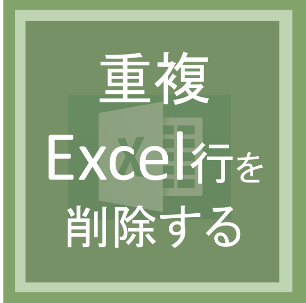 Excelの重複行を最後の1行を残して削除する